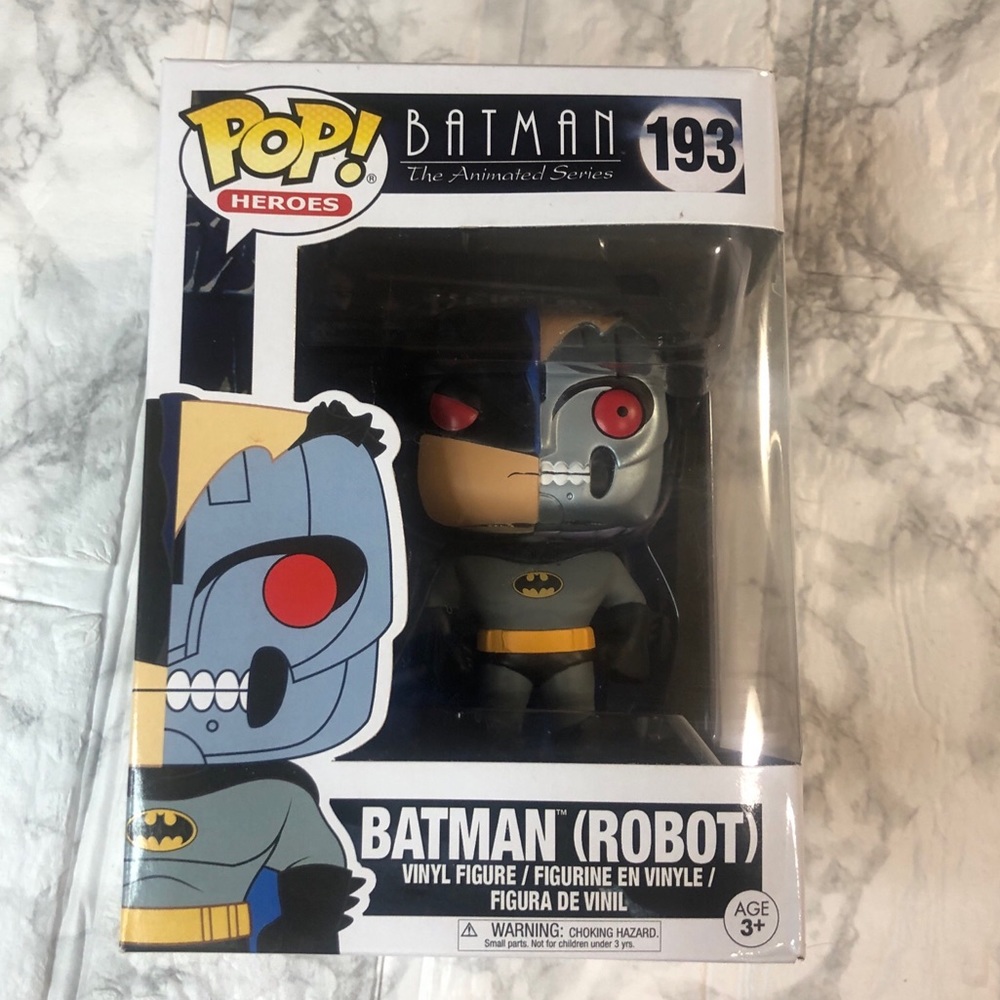 BATMAN ( ROBOT ) #193 DC ANIMATED SERIES DC RETIRED/VAULTED NIB FUNKO POP!